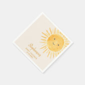 サンシャインベビーシャワー スタンダードカクテルナプキン (角)