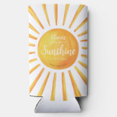 サンシャインベビーシャワー スリム缶クーラー (裏面)