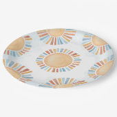 サンシャインベビーシャワー ペーパープレート (アングル)