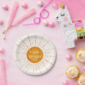 サンシャインベビーシャワー ペーパープレート (パーティー)