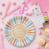 サンシャインベビーシャワー ペーパープレート (パーティー)