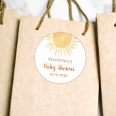 サンシャインベビーシャワー ラウンドシール