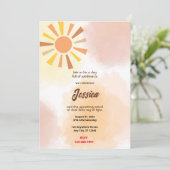 サンシャインベビーシャワー 招待状 (スタンド正面)