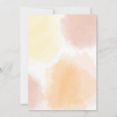 サンシャインベビーシャワー 招待状 (裏面)