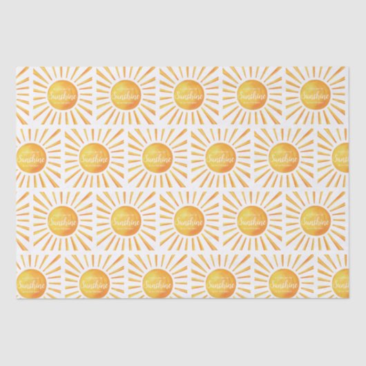 サンシャインベビーシャワー 薄葉紙 (正面)