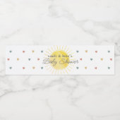 サンシャインベビーシャワ男女兼用ワーカラー ペットボトルラベル (シングルラベル)