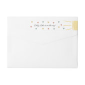 サンシャインベビーシャワ男女兼用ワーカラー ラップアラウンドラベル (裏面)