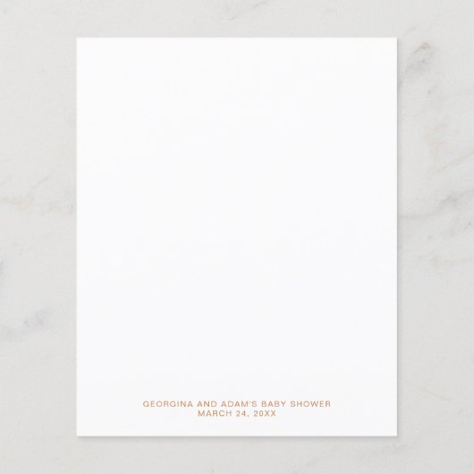 サンシャインベビー予測とアドバイスシャワーゲーム (裏面)