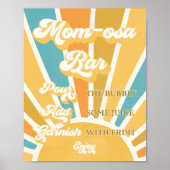 サンシャインベビー来シャワーここの息子Mom-osaバー ポスター (正面)