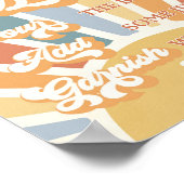 サンシャインベビー来シャワーここの息子Mom-osaバー ポスター (角)