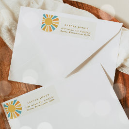 サンシャインベビー来シャワー息子のアドレス ラベル