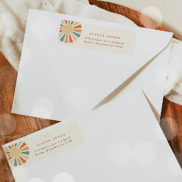 サンシャインベビー来シャワー息子のアドレス ラベル