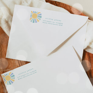 サンシャインベビー来シャワー息子のアドレス ラベル