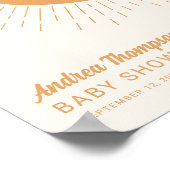 サンシャインボホこ来この息子の赤ちゃんシャワー ポスター (角)