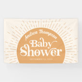 サンシャインボホイエローベビーシャワー 横断幕 (横)