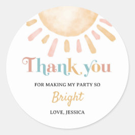 サンシャインボホサンバースデーパーティー ラウンドシール