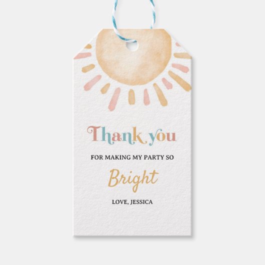 サンシャインボホサン誕生日 ギフトタグ (正面)