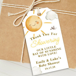 サンシャインボホサン　男女兼用ベビーシャワー ギフトタグ