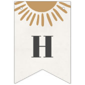 サンシャインボホハッピーバースデーパーティーバナー バンティングフラッグ (第2の旗)