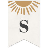 サンシャインボホベビーシャワーバナー バンティングフラッグ (第1の旗)