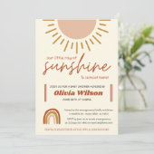 サンシャインボホーレインボーベビーシャワー 招待状 (スタンド正面)