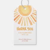 サンシャインボホ男女兼用ベイビーシャワーメッセージカード ギフトタグ (正面)