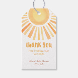 サンシャインボホ男女兼用ベイビーシャワーメッセージカード ギフトタグ