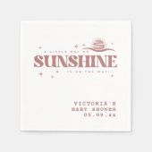 サンシャインボホ男女兼用ベビーシャワーカクテル スタンダードカクテルナプキン (正面)