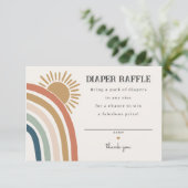 サンシャインボーホおむつ抽選招待状 エンクロージャーカード (スタンド正面)