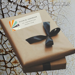 サンシャインボーホイエローブルーオレンジ差出人住所 ラベル