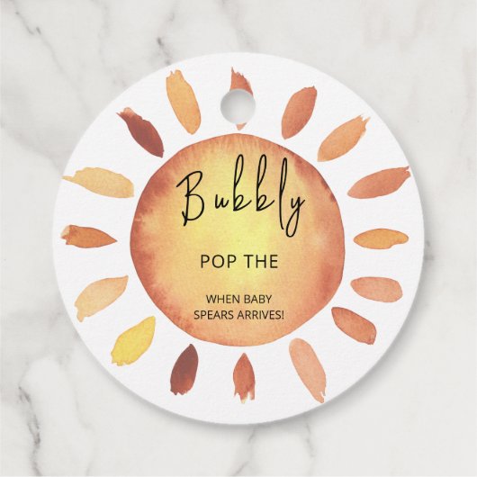 サンシャインポップ・アートのザバブリー フェイバータグ (裏面)