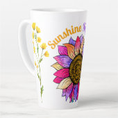 サンシャインマイママ カフェラテマグ (左アングル)