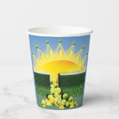 サンシャインマッチのアクセント枕 紙コップ (裏面)