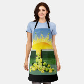 サンシャインマッチ エプロン (着用した状態)