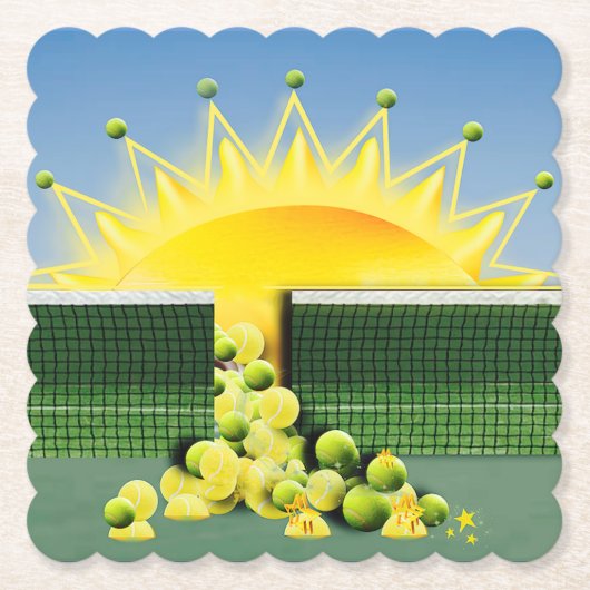 サンシャインマッチ ペーパーコースター (正面)