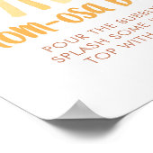 サンシャインママ – オーサバー男女兼用ベビーシャワー ポスター (角)