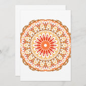 サンシャインマンダラ空白のスタチカード 招待状 (正面/裏面)