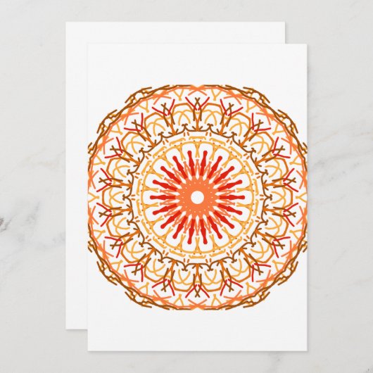 サンシャインマンダラ空白のスタチカード 招待状 (正面/裏面)