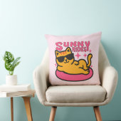 サンシャインムードのフローティで猫マンガを冷やす クッション (椅子)