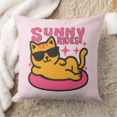 サンシャインムードのフローティで猫マンガを冷やす クッション (ブランケット)