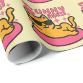 サンシャインムードのフローティで猫マンガを冷やす ラッピングペーパー (ロールコーナー)