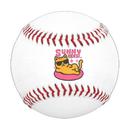 サンシャインムードのフローティで猫マンガを冷やす 野球ボール