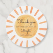 サンシャインメッセージカードレインボーボーサン誕生日 フェイバータグ (正面)