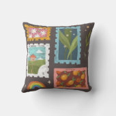 サンシャインメドウ | ファミリスタイリッシュ名モノグラム クッション (裏面)