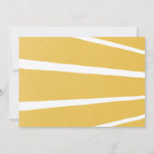 サンシャインモダンウォーターカラーフォト誕生日 招待状 (裏面)