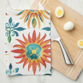 サンシャインモチーフ キッチンタオル (四つ折り)