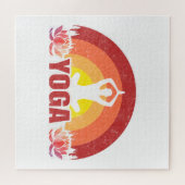 サンシャインヨガヨギロータスフラワー ジグソーパズル (横)