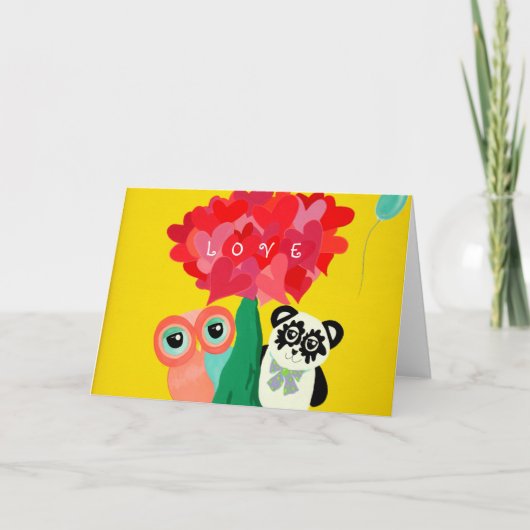 サンシャインラブバレンタインデイカード シーズンカード (正面)