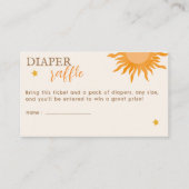 サンシャインリトルレイおむつラッフルベビーシャワー エンクロージャーカード (正面)