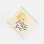 サンシャインリトルワンベビーシャワー紙 スタンダードランチョンナプキン (角)